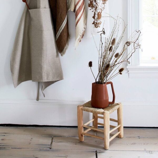 Tabouret en Bois Tissé à la Main – Image 12