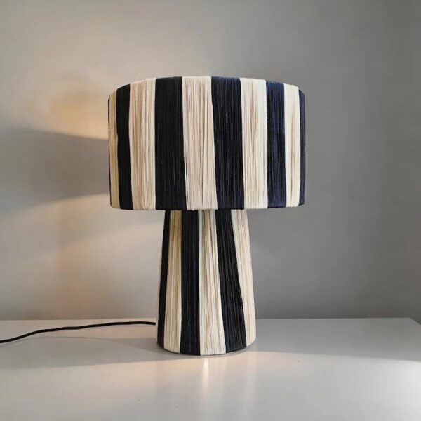Lampe à Poser Marocaine en Raphia – Image 7