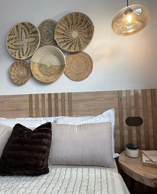 Ensemble de 6 Paniers Muraux Berbères Décoratifs – Image 2