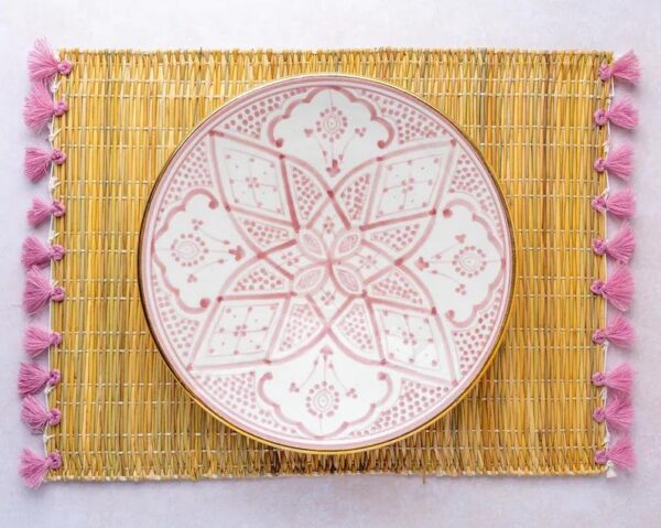 Set de 6 Sets de Table avec Franges